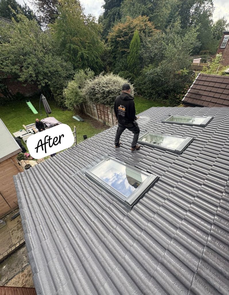 Velux installation and tile roof upgrade project — After