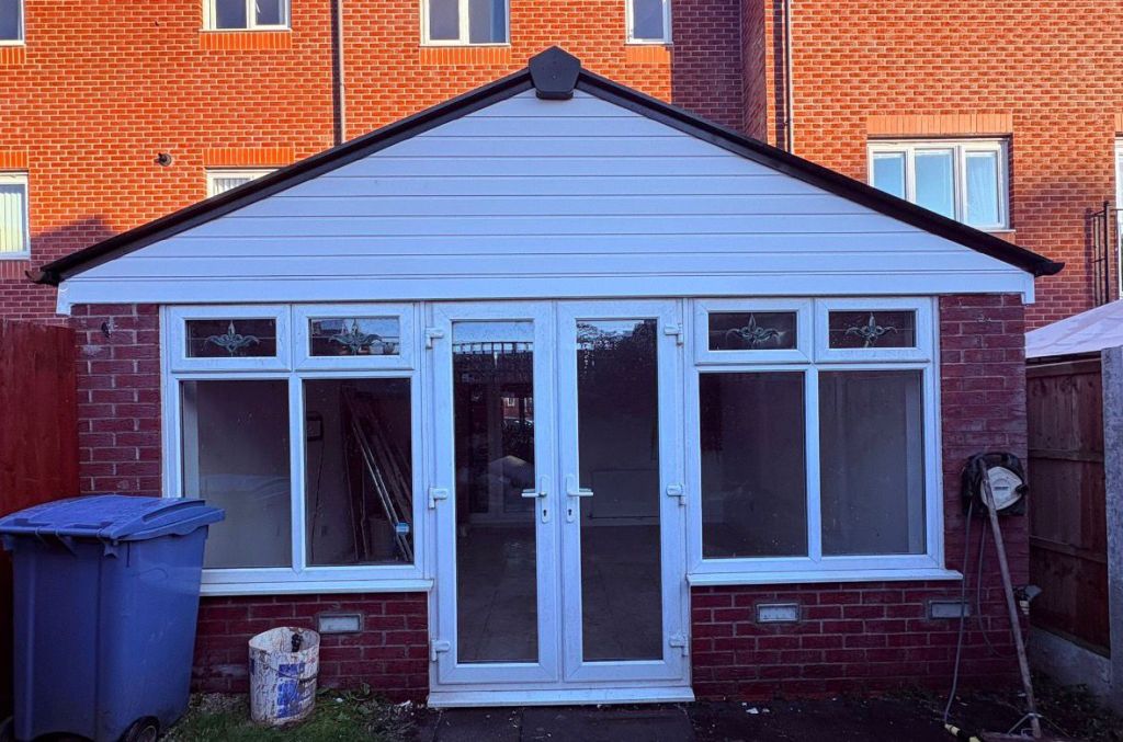 Conservatory roof replacement with insulation upgrade — After