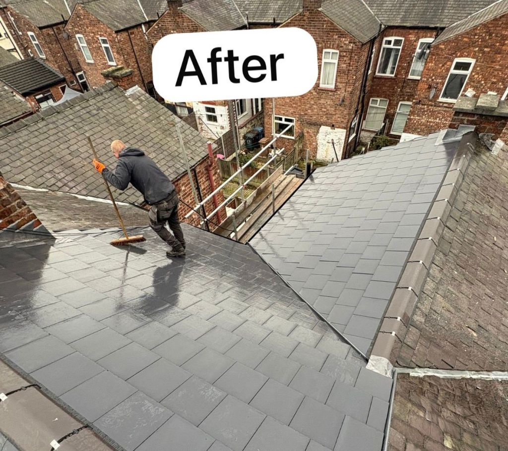 Slate roof upgrade and refurbishment projects — After