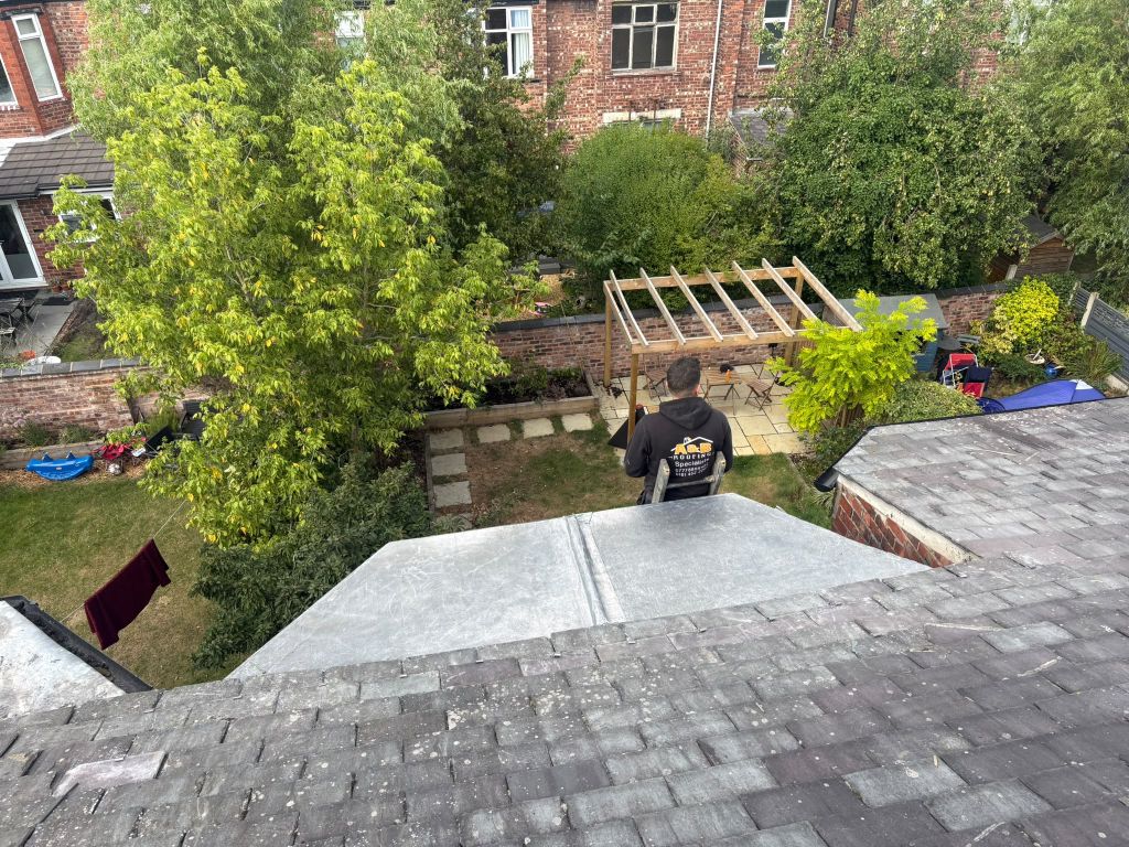 Victorian bay roof lead replacement — After
